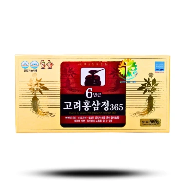 Cao Hồng Sâm Hàn Quốc 365 - Phục hồi sức khỏe sau bệnh, 4 lọ 240ml, giá ưu đãi 748.720₫