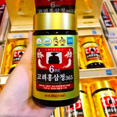 Cao Hồng Sâm Hàn Quốc 365 - Phục hồi sức khỏe sau bệnh, 4 lọ 240ml, giá ưu đãi 748.720₫