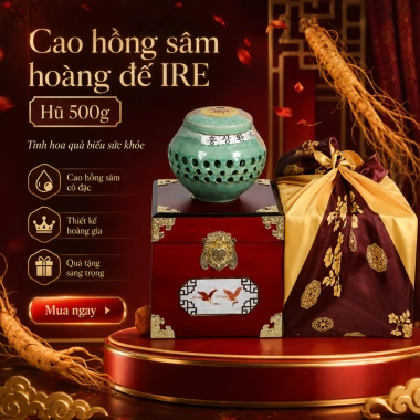 Cao Hồng Sâm Hoàng Đế IRE Hàn Quốc 500g - Giá giảm 1,169,000 VND, tăng sức khỏe