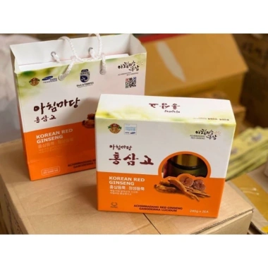 Cao Hồng Sâm Linh Chi Cô Đặc Hàn Quốc 2 Lọ 240g Tăng sức đề kháng giảm giá 599k