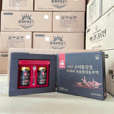 Cao Hồng Sâm Nhung Hươu Goryo 365 Hàn Quốc 6 Năm Tuổi Hộp 2 Lọ Giá 620.000 VND 6