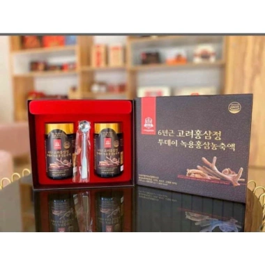 Cao Hồng Sâm Nhung Hươu Goryo Hàn Quốc - Hộp 2 lọ 250g, giảm còn 535k giá gốc 642k