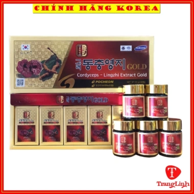 Cao linh chi đông trùng Pocheon Hàn Quốc thượng hạng 5 lọ 50g giá 569.000đ 2