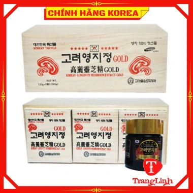 Cao linh chi Hàn Quốc hộp gỗ trắng 3 lọ 120g - Giá ưu đãi 759.000đ - Chính hãng tranglinhkorea