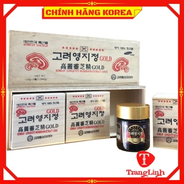 Cao linh chi Hàn Quốc hộp gỗ trắng 3 lọ 120g - Giá ưu đãi 759.000đ - Chính hãng tranglinhkorea