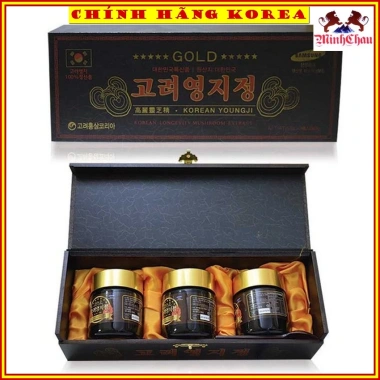 Cao Linh Chi Hộp Gỗ Đen Hàn Quốc 3 Lọ - Minh Châu, Giá ưu đãi 745.000 VNĐ