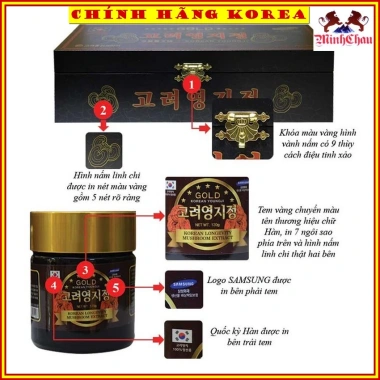 Cao Linh Chi Hộp Gỗ Đen Hàn Quốc 3 Lọ - Minh Châu, Giá ưu đãi 745.000 VNĐ