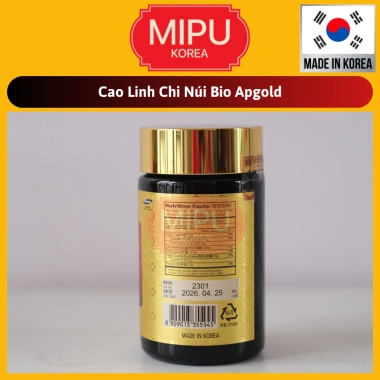Cao Linh Chi Núi Bio Apgold Hàn Quốc 240g - Dưỡng ẩm, sáng da, giảm nếp nhăn, giá 545k