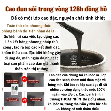 Cao nấu cô đặc Bội Lan Đường 3 miếng - Giảm đau cổ vai, lưng, trật khớp 180k 4