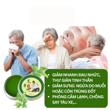 Cao Ngải Cứu Hoạt Lạc 30g An Chi Organic - Xoa Bóp Giảm Đau, Ngứa, Chống Muỗi, 21.6k