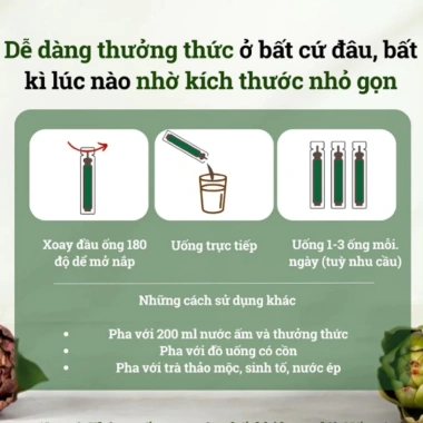 Cao Nước Atiso Tiện Lợi Ngọc Duy Có Đường Dễ Uống - Hỗ Trợ Thanh Lọc Cơ Thể, Giá 52.000, Chính Hãng