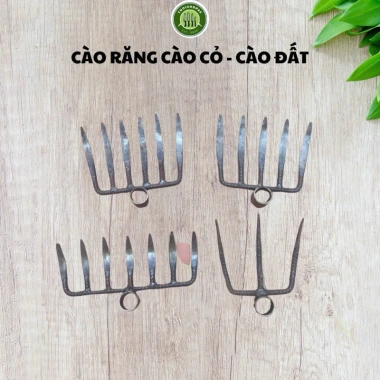 Cào răng đa năng cào đất cỏ – Dùng cho ruộng nương rẫy, chắc khoẻ, chỉ 45.000đ