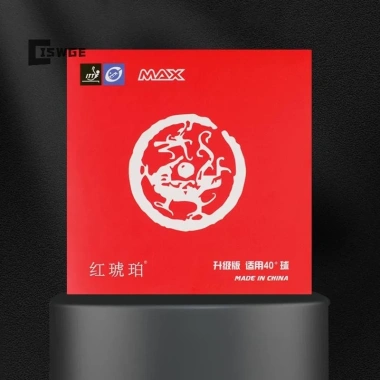 Cao su bóng bàn hổ phách đỏ, độ đàn hồi cao, miếng bọt biển tập bóng mới 5 Cao su bóng bàn hổ phách đỏ, độ đàn hồi cao, miếng bọt biển tập bóng mới 5