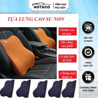 Cao su non Tựa lưng HOTACO - Đệm lót lưng ô tô & văn phòng, chỉ 139.000₫