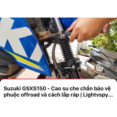 Cao Su Phuộc Bảo Vệ Ty Phuộc Xe Máy 1 Đôi - Giá ưu đãi 74.000đ, chống mài mòn, dễ lắp