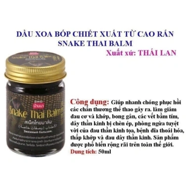 Cao Xương Khớp Kim Xà Thái Lan 50g - Giảm Đau, Tê Bì, Sưng Viêm Nhanh Chóng, Giá 120.000đ 2