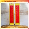 Cặp 2 Câu đối Biểu bo lụa bồi xuyến đỏ: Thư pháp 7 chữ, chỉ 140.000₫