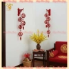 Cặp 2 dây treo lồng đèn đỏ treo tường phát tài, phát lộc decor Tết 2.026 trang trí nhà cửa, quán xá 5