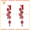 Cặp 2 dây treo lồng đèn đỏ treo tường phát tài, phát lộc decor Tết 2.026 trang trí nhà cửa, quán xá 7