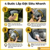Cặp 2 gương cầu lồi xoay 360 ô tô - Mở rộng tầm nhìn, triệt tiêu điểm mù - Giá 59.000₫ 4