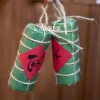 Cặp 2 Mô Hình Bánh Tét Handmade Decor Size S 12cm - Trang Trí Tết Giá Ưu Đãi 58.500 VND