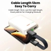 Cáp 60W USB‑C Sạc Nhanh, Bện Móc Khóa, Tương Thích Xiaomi, Huawei, iPhone 5