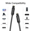 Cáp âm thanh sợi quang 5.1 Toslink - PS4, Xbox, TV, DVD Blu‑Ray - Giá 37.400 VND 3