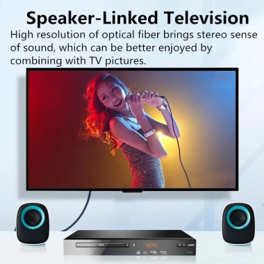 Cáp âm thanh sợi quang 5.1 Toslink - PS4, Xbox, TV, DVD Blu‑Ray - Giá 37.400 VND