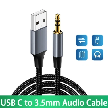 Cáp âm thanh Stereo USB A đến 3,5mm Jack Nam sang Nam YUDESHUI – Giá giảm 24% chỉ 74.360₫, chất lượng cao, không lag 9