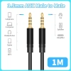 Cáp Aux 3,5mm nam sang nam 1-3m – Dây âm thanh cấp, giao nhanh, chỉ 46.000 VND 10