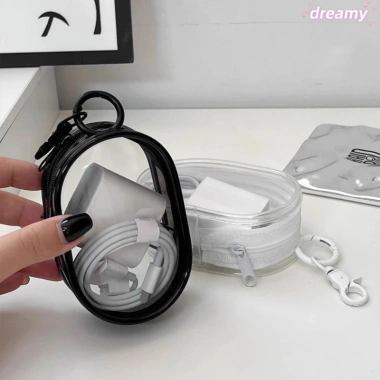 Cáp bảo quản Dreamy - Hộp túi trong suốt cho tai nghe, sạc, dữ liệu - giảm 23%