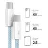 Cáp Baseus 100W PD USB-C sang USB-C, sạc nhanh cho MacBook Pro, iPad, Xiaomi, Samsung - Giá chỉ 68.998 VND 4