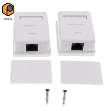 Cáp Cat6 2 Chiếc 1 Cổng Mạng Internet Treo Tường Bề Mặt Hộp Nhỏ Gọn Giá 91.300₫