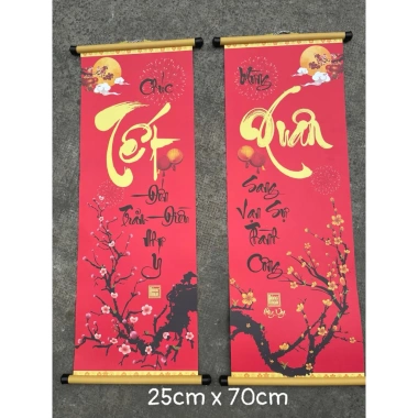 Cặp Câu Đối Chúc Tết Đầu Năm 2.024 - Giá 70.000₫, Phong Thủy, Trang Trí Nhà 2 Cặp Câu Đối Chúc Tết Đầu Năm 2.024 - Giá 70.000₫, Phong Thủy, Trang Trí Nhà 2