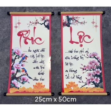 Cặp Câu Đối Chúc Tết Đầu Năm 2.024 - Giá 70.000₫, Phong Thủy, Trang Trí Nhà