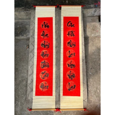 Cặp Câu Đối Mành 30x1.7 - Thiết Kế Theo Yêu Cầu, Giá Ưu Đãi 300.000 VNĐ