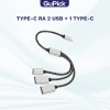 Cáp chia VF3 Type-C sang USB GuPick OTG Hub 10W - Sạc camera, nghe nhạc, 86.000₫ 8