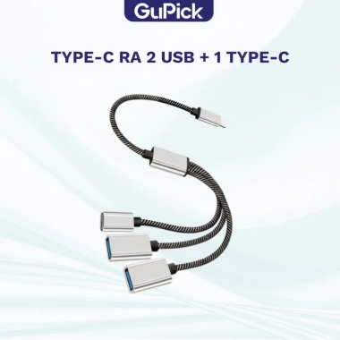 Cáp chia VF3 Type-C sang USB GuPick OTG Hub 10W - Sạc camera, nghe nhạc, 86.000₫ 8 Cáp chia VF3 Type-C sang USB GuPick OTG Hub 10W - Sạc camera, nghe nhạc, 86.000₫ 8