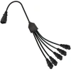 Cáp chuyển đổi 50cm IEC320 C14 sang IEC320 C13, 3 đầu cuối Nam sang Nữ, dây đen, giảm giá 184.690 VND 10