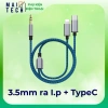 Cáp chuyển đổi âm thanh GOFIDIN 2 trong 1 AUX-TypeC 1m M02 - Giá chỉ 75.000 VND 3