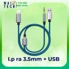 Cáp chuyển đổi âm thanh GOFIDIN 2 trong 1 AUX-TypeC 1m M02 - Giá chỉ 75.000 VND 4