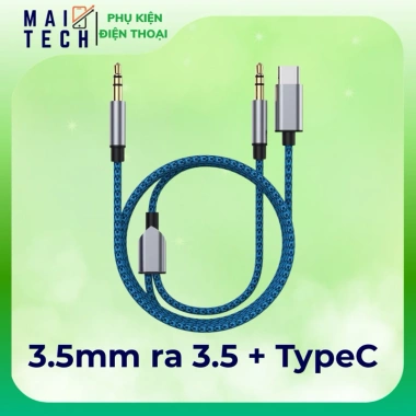 Cáp chuyển đổi âm thanh GOFIDIN 2 trong 1 AUX-TypeC 1m M02 - Giá chỉ 75.000 VND 6