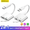 Cáp chuyển đổi âm thanh Type-C sang 3.5mm và Đầu sạc Type-C cho Samsung, Oppo, iPhone 15 - 99.000đ