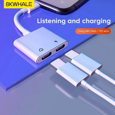 Cáp chuyển đổi âm thanh Type-C sang 3.5mm và Đầu sạc Type-C cho Samsung, Oppo, iPhone 15 - 99.000đ