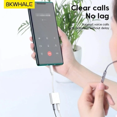 Cáp chuyển đổi âm thanh Type-C sang 3.5mm và Đầu sạc Type-C cho Samsung, Oppo, iPhone 15 - 99.000đ