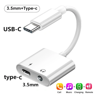 Cáp chuyển đổi âm thanh Type-C sang 3.5mm và Đầu sạc Type-C cho Samsung, Oppo, iPhone 15 - 99.000đ 10 Cáp chuyển đổi âm thanh Type-C sang 3.5mm và Đầu sạc Type-C cho Samsung, Oppo, iPhone 15 - 99.000đ 10