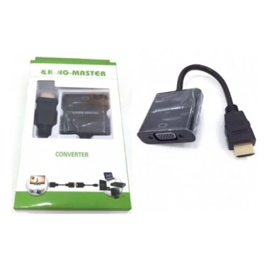 Cáp chuyển đổi HDMI sang VGA 20cm - Độ phân giải Full HD, Giá chỉ 80.000₫