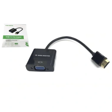 Cáp chuyển đổi HDMI sang VGA 20cm - Độ phân giải Full HD, Giá chỉ 80.000₫