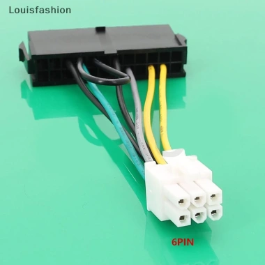 Cáp chuyển đổi nguồn Louisfashion 24Pin Nữ sang 6P Nam - Tương thích 3.060 7.050, Mainboard YTH, Giá 57.640 VND