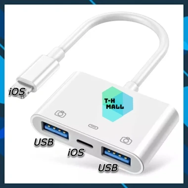 Cáp chuyển đổi OTG USB-A 2.0 cho iPhone 11-14 iOS 13+ - Đầu jack chuẩn, giảm 20%
